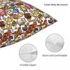 Stardew Valley Animals Square Pillowcase Polyester Linen Velvet Printed Zip Decor Pillow Case Room Cushion Case