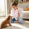 Plüschseil Quietschendes Hundespielzeug Langlebiges Kauspielzeug für kleine und mittelgroße Hunde Welpenzahnen und Zahnpflege Haustier Spielzeug