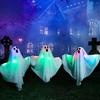 Halloween Outdoor Lawn Decor - Glowing Ghost Stake Light Yard Porch Garden Party Decoration