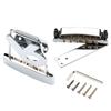 Short Guitar Tailpiece with Bridge Cover And Base Plate 6 String Electric Guitar Trapeze Tailpiece Bridge Easy Install
