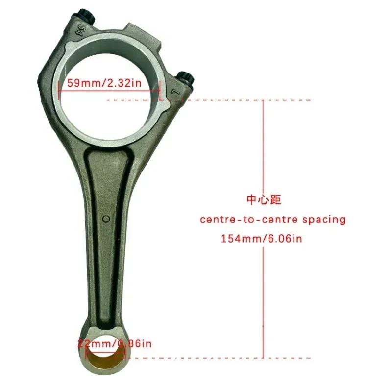 

4 шт. кованых шатунов для Land Rover Jaguar 3.0 L6 шатун DA6626 LR051508 LR038168 шатун чёрный