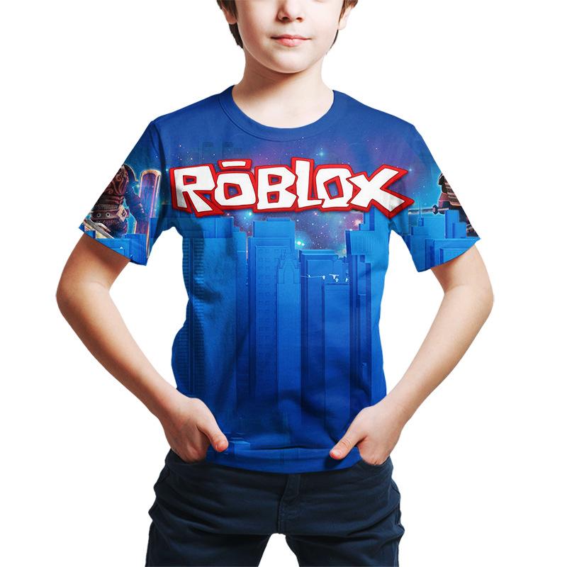 Kids T Shirts Cartoon  3D Digital Printing Cute Bo'y's and Girl's Children's Clothing Trend Breathable Crew Neck T-shirt Boy's T-shirt Urban