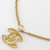 Chanel COCO Mark Necklace Vintage Matelasse Plated Gold 163.3g Women Used