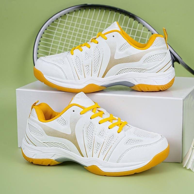 Kids Shoes Unisex Badminton Shoes Kids Adults Breathable Mesh Lining Non-Slip Rubber Sole Low-Cut Casual Sports Sneakers