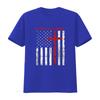 In God We Trust with Patriotic Vintage American Flag T Shirt Vintage Washed Designer Clothes Comfortable Stretched Unisex
