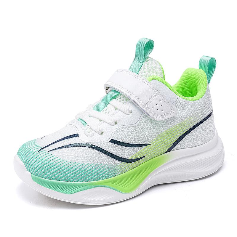Children's outdoor sports shoes 2025 boys fashion mesh breathable shoes medium older children and girls personalized running shoes