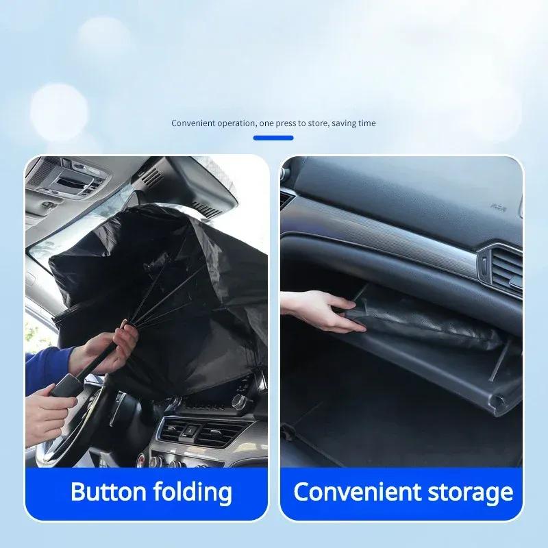 For Land Rover Range Rover Sport Summer Car Sunshade Umbrellain Car Cooling Tool Front Windshield Sunshade for Land Rover