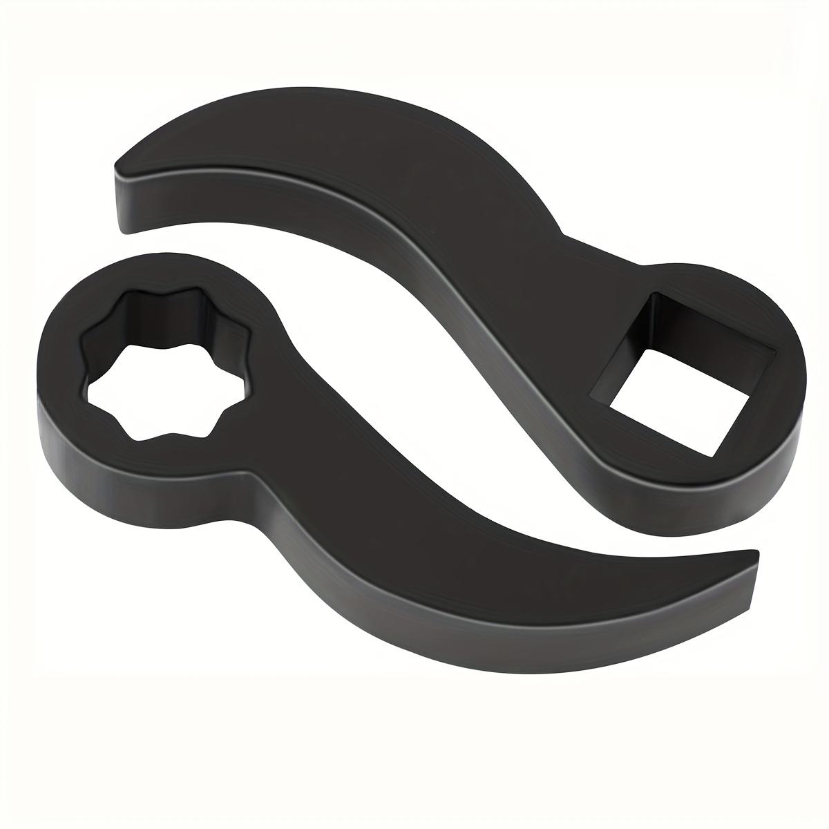 2pcs Car Angle Type Half Axle Disassembly Tool Drive Pry bar Adapter Bar Fits1/2 Ratchet for Disassembling Axles Repair Tool 2pcs