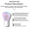 Nail Cleaning Dust Brush Makeup Brush Metal Handle Nail Paint Gel Dust Cleaning Brush Make Up Nail Art Uv Powder Remover Brush