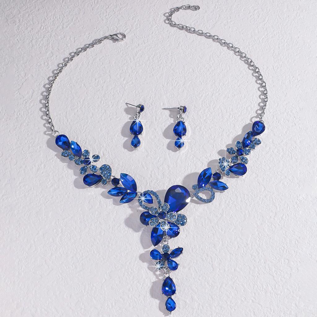 Geometric Necklace and Earrings Set - Dainty Luxury Choker with A Touch of Elegance