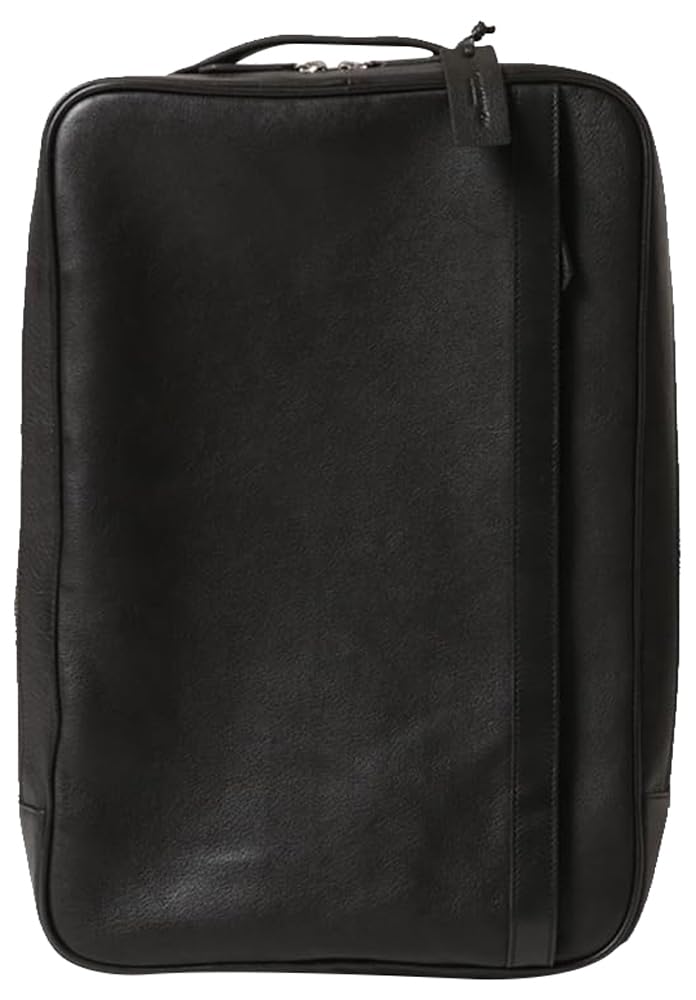 

Genuine Natural Grained Large Lightweight Backpack [Leather Laboratory] Backpack, Leather, Leather, Men s, Capacity, Business, Stylish, (Black)