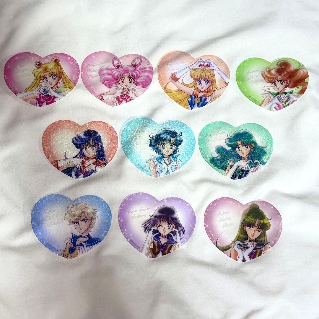 Sailor Moon Lawson Heart Clear Card Complete Set