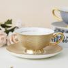 an Coffee Mug Set  Bone China Ceramic Tea set Marble stripe Luxury Gifts Porcelain Drinkware Tea cups Couple Cup Gift box