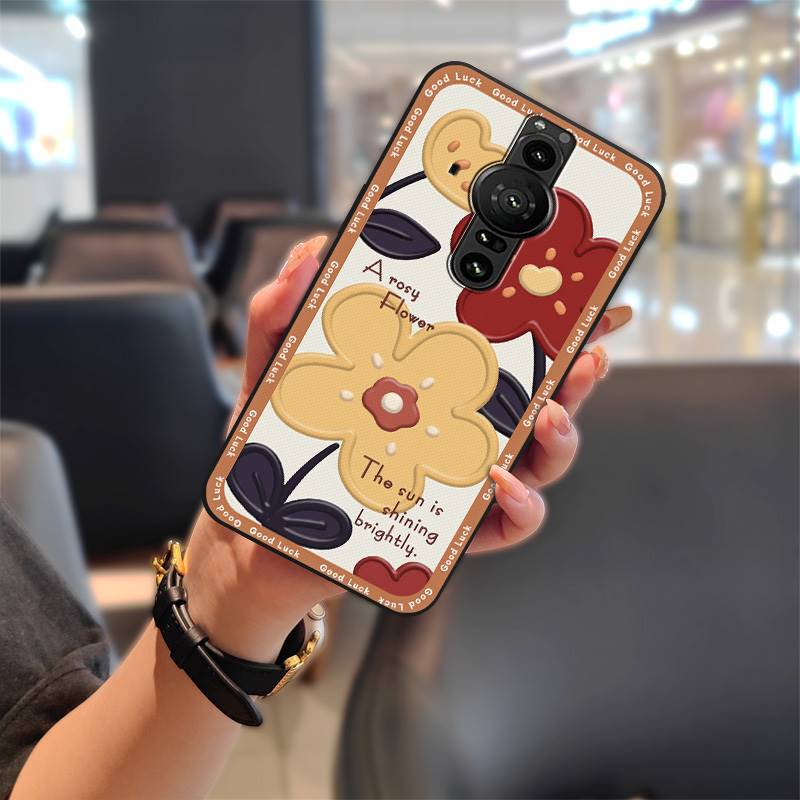 Soft Case Silicone Phone Case For Sony Xperia Pro-I Anti-knock Anti-dust Shockproof Full Wrap Cartoon Fashion Design TPU