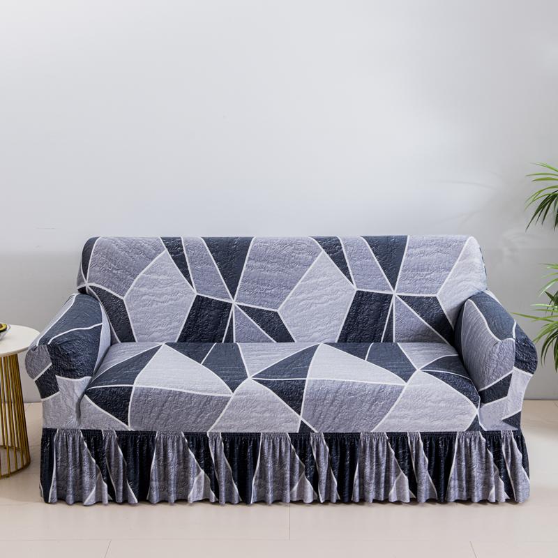 Stretch Floral Couch Cover Sofa Covers Washable Furniture Protector For Dogs Corner Sofa Skirt 1/2/3/4 Seater Sofa Slipcovers