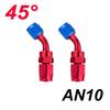 2X 4AN 6AN 8AN 10AN 12AN Straight 45 90 180 Degree Swivel Hose End Fittings Adapter For CPE Oil Fuel Gas Hose NPT Plug Aluminum