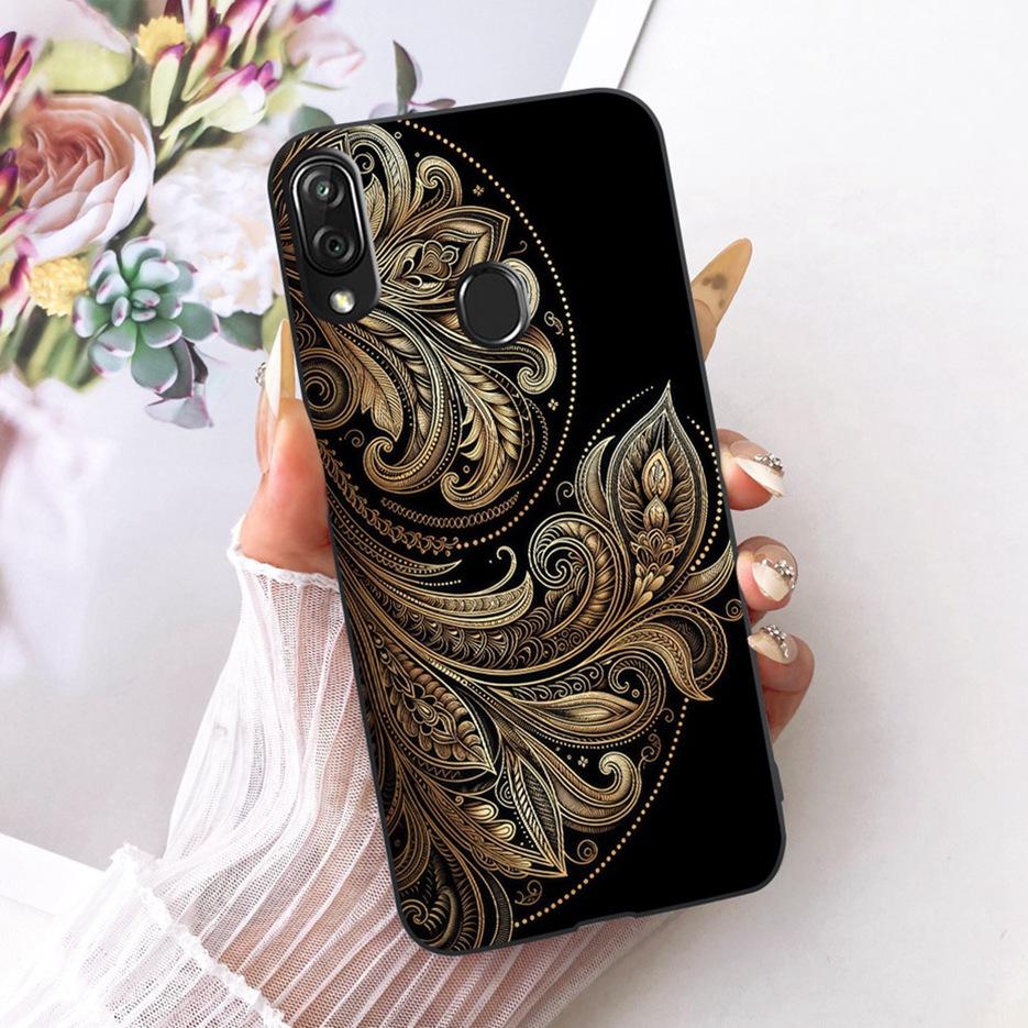 For ZTE Blade V10 Vita Case Luxury Flowers Butterfly Painted Cover Soft TPU Phone Case For ZTE Blade V10 2019 V10Vita Funda Bags