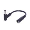 Short 15cm 4.5x3.0mm Female To Male Tip Power Cable 90 Degree Angled Connector Cord Laptop Extension Wire for Laptop