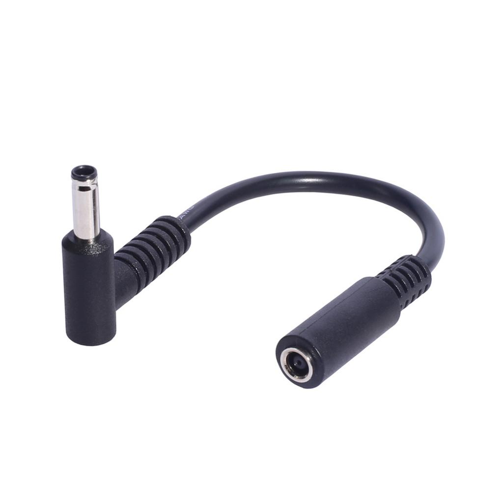 Short 15cm 4.5x3.0mm Female To Male Tip Power Cable 90 Degree Angled Connector Cord Laptop Extension Wire for Laptop