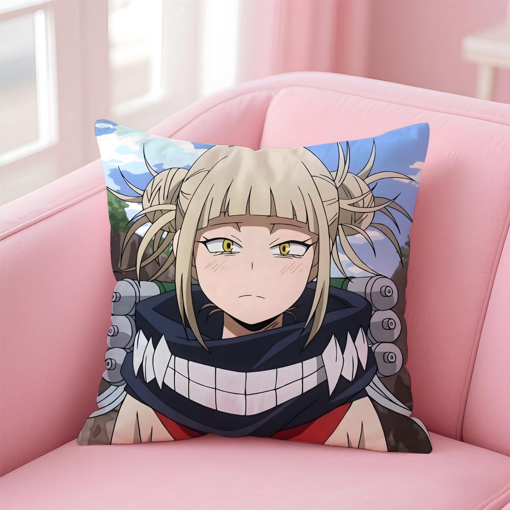

MMy Hero Academia Cushion Cover Pillow Case Soft Friendly Fabric Concealed Zipper 30X30cm