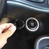 For Dodge Ram 1500 2010-2025 Carbon Fiber Car Engine Start Stop Button Ring Trim