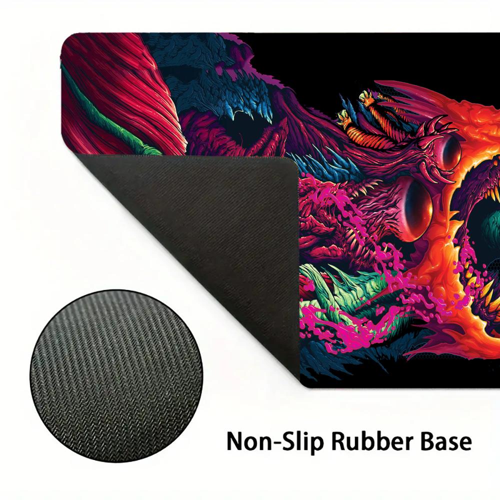 Anime Monster Mouse Pad Large laptop monitor MousePad phone XXL Gaming Rubber tablet Lock Desk Mat Computer Gamers work office