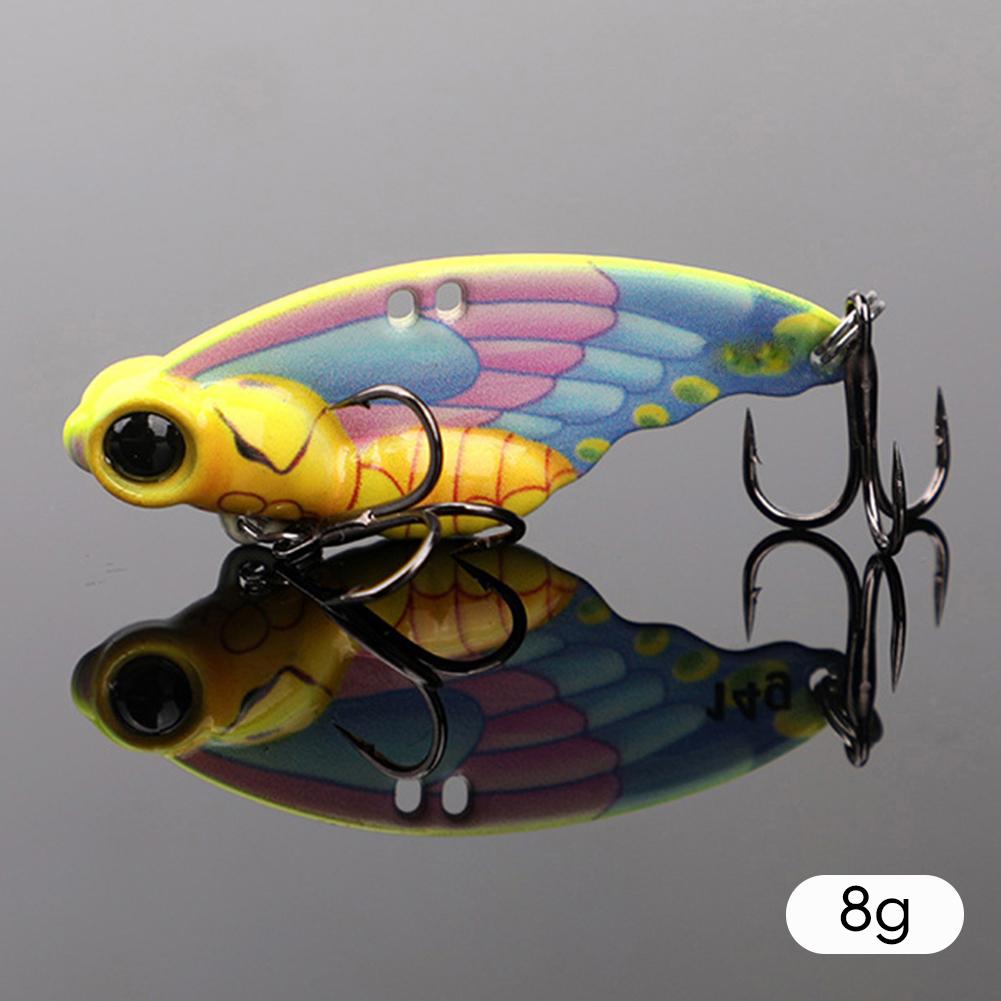 1PC 8G/14G Lure Bionic Butterfly Metal VIB Bait Long Casting Sinking Hard Bait For Bass Snakehead