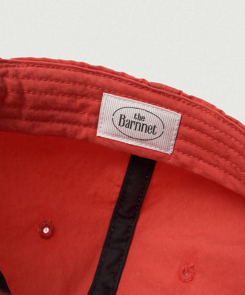 Deobanes Nylon Stitch Logo Ball Cap_Red