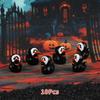 10Pcs Halloween Pumpkin Duck Micro Landscape Resin Ornament Devil Duck Halloween Carnival Party Gift Home Desktop Decoration