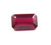 12.25 Carat Exclusive Emerald Shape Certified Burma Transparent Red Ruby Gemstone SN16