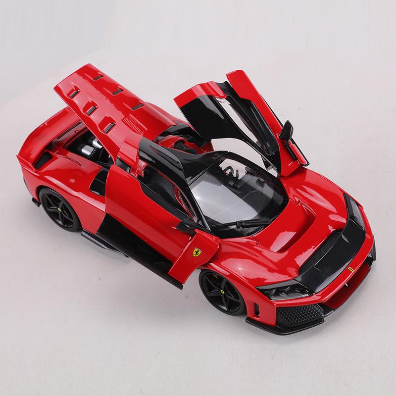 Burago 1:24 Ferrari F80 Die-cast Alloy Full-opening Door Car Model Toy Collectible Ornament