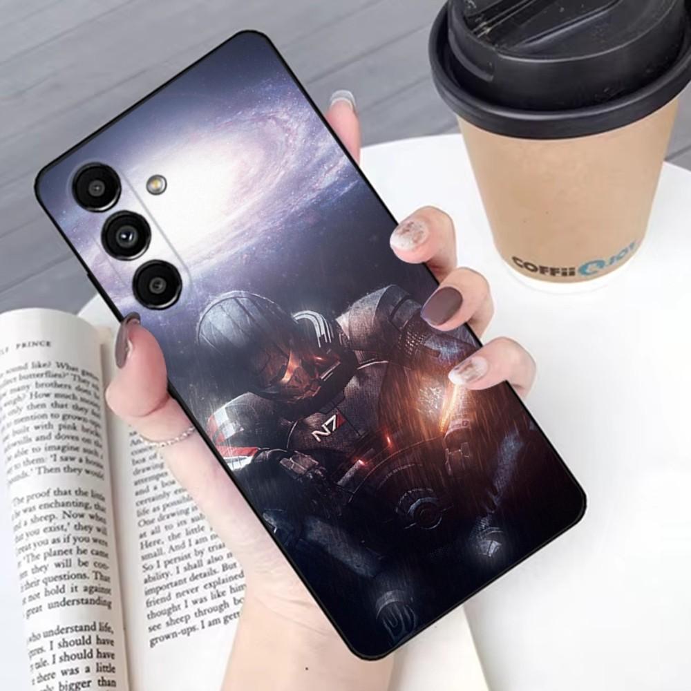 N7 Game M-Mass E-Effect Phone Case For Samsung S 25,24,21,22,23,30,20,Ultra,Plus,Fe,Lite,Note,10,9,5G Black Soft