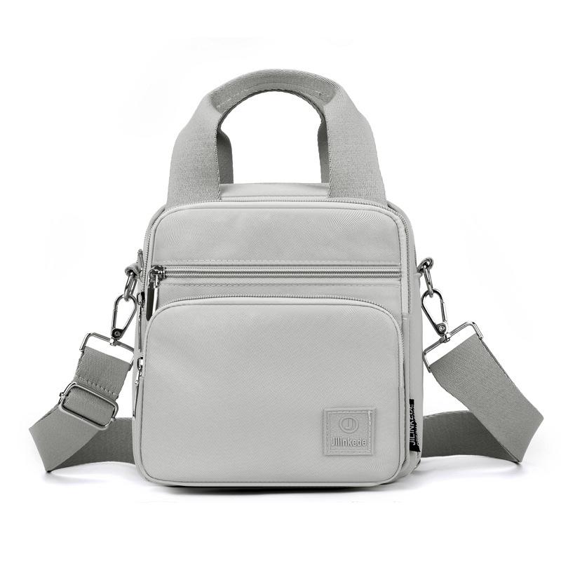 Women's Multifunctional Nylon Backpack Solid Color Shoulder Bag Crossbody Bag Commuter Handbag