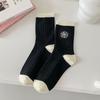 Autumn Women Socks Korean Style Lolita Camellia Sweet Socks Breathable Girls