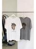 Plus Size Korean Puppy Print Cotton T-Shirt - Women's Summer Casual Loose Fit