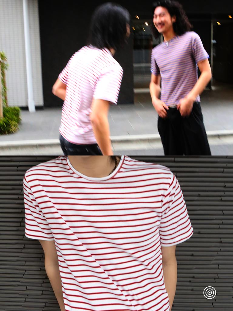 GOZER Pipi Stripe T-Shirt_White