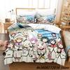 New New Kawai Love Live! Beding Set Carton Anime thre-piece set Adult People Kid Bedrom with Soft Fabric Duvetcover Sets Kawai colcha de verano c