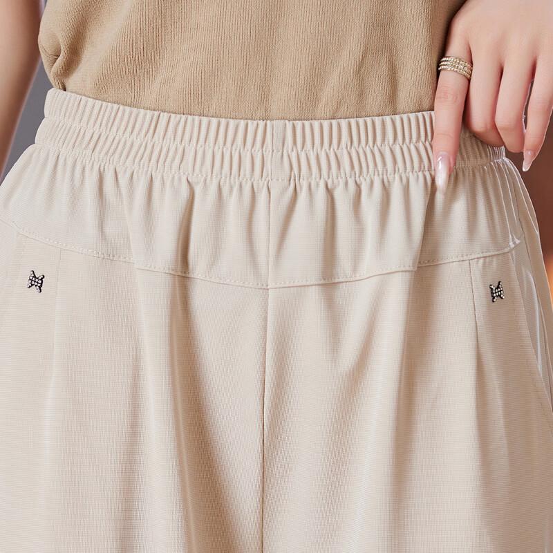 Pasite Women's Spring/Autumn Mid-Waist Casual Pants