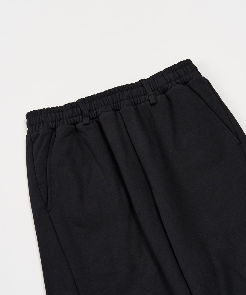 TOFFEE Incision Balloon Fit Sweatpants (Black)