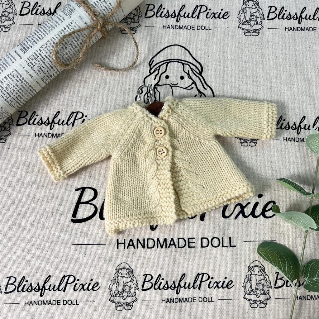 BlissfulPixie Handmade Waldorf Doll with Beautiful Perfect for Christmas or Birthday Gift Clothing Accessories Clothes, 30cm, Box, Girls, - Caroline's