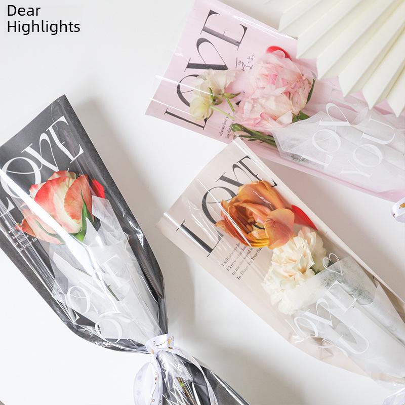 Valentine's Day Love Rose Bouquet Wrapping Kit