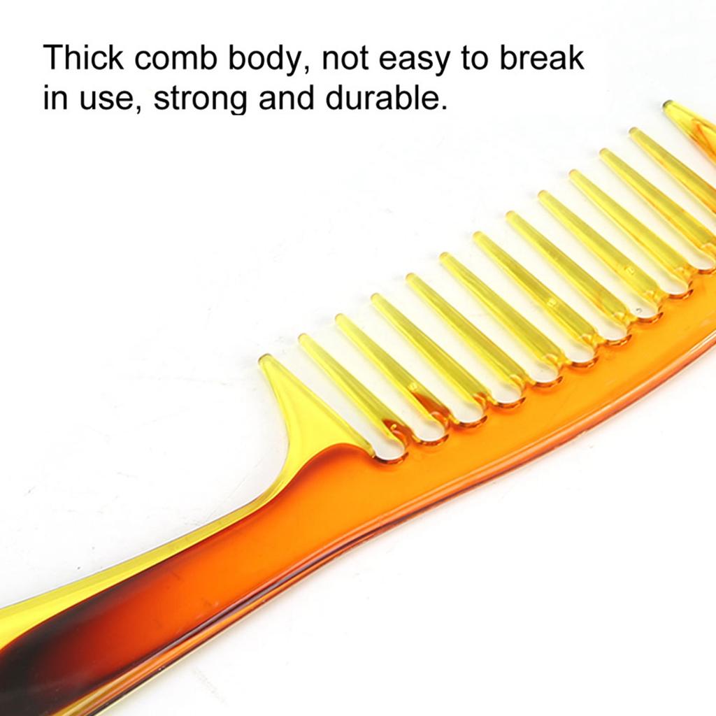 Dry Wet Wide Tooth Salon Hairstyle Detangling Comb Hairdressing Rake Comb