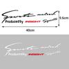 Sport Letter Car Stickers Emblem Badge Decal Auto Automobile Bonnet Sticker For Honda Fit Civic Jazz CITY Accord CR-Z VTEC Vezel IQ1