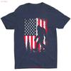 Bigfoot 4th Of July Patriotic Vintage American Flag USA T Shirt Vintage Washed Top For Everyday Wear Graphic Slightly