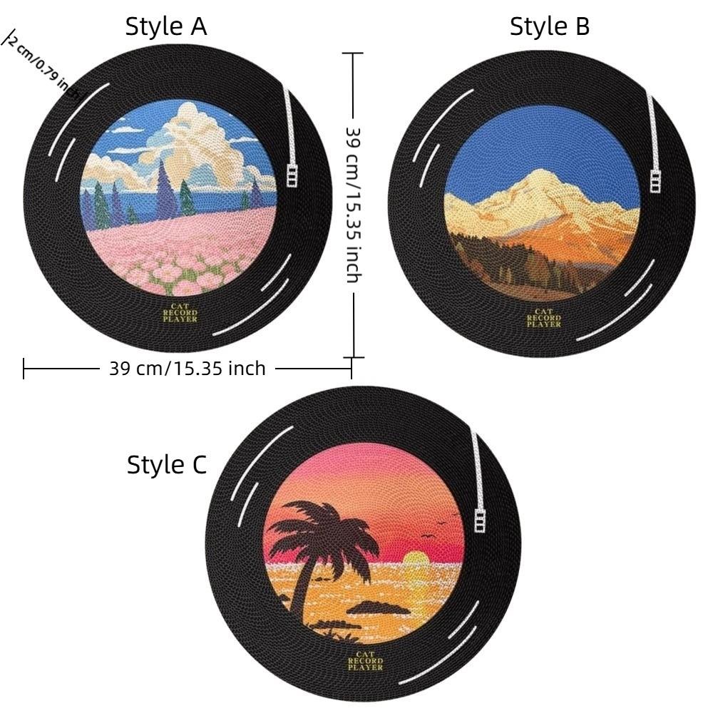 360-Degree Rotation Self-adhesive Cat Scratching Pad Scratch Resistant Cat Scratch Mat  Indoor