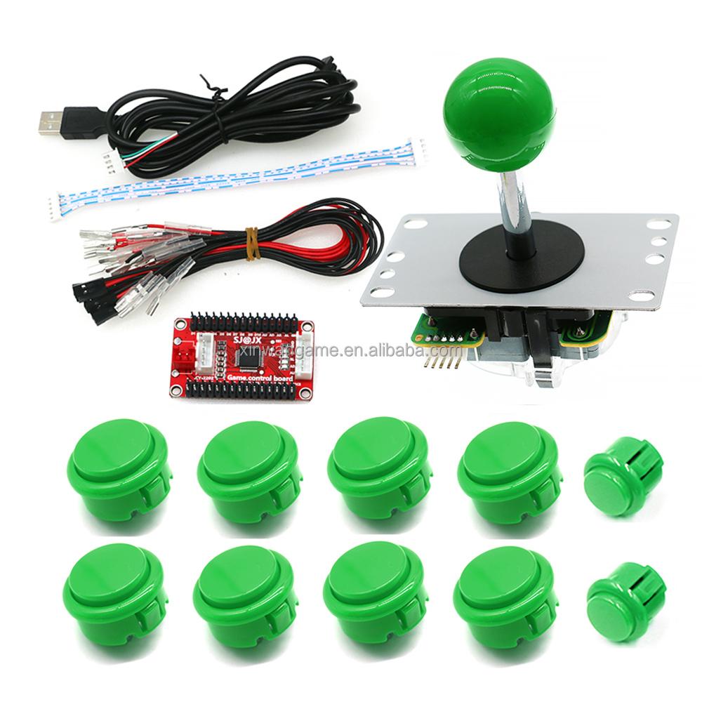 USB Controller Raspberry Pi PC360 PS/3 Steam Android Zero Delay Board Xinwa Joystick Button Customizable DIY Kit Game Coin