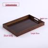 Bamboo & Wood Rectangular Tea Tray: Portable Serving Tray for Home, Restaurant, Hotel, Bread, Confinement, or Barbecue.