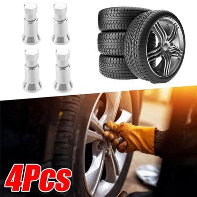Set da 8 pezzi TR413 Tappi Valvola Camion Auto Ruota Stelo Valvola Pneumatico Copertura Esagonale con Manicotti Tappi Valvola Accessori Pneumatici Auto