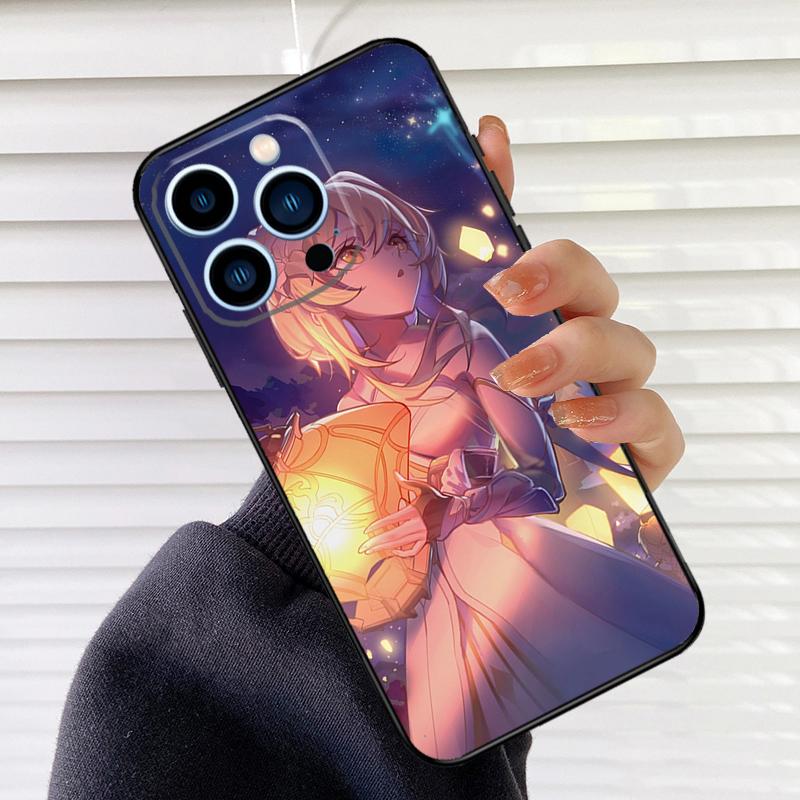 Anime Spiel Genshin Impact Handyhülle Für iPhone 16 14 13 12 11 15 17 Pro Max mini 15 16 Plus 16e 17 Air Cover Fundas