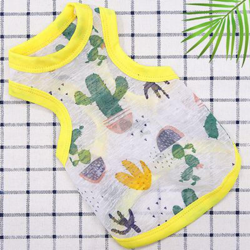 Pet Cat Dog Vest Lightweight Sleeveless Shirt Small Medium Breeds French Bulldog Teddy Chihuahua